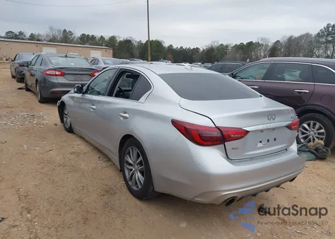 2018 Infiniti Q50 2.0T Pure z USA, uszkodzony, nr VIN JN1CV7ARXJM280298